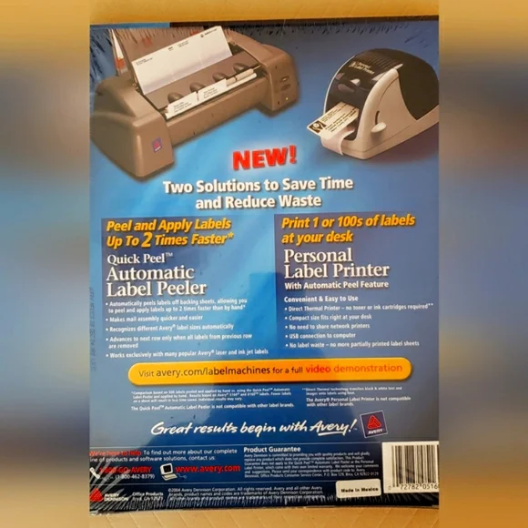 Avery White Mailing Labels Style #5160 - Picture 3 of 6